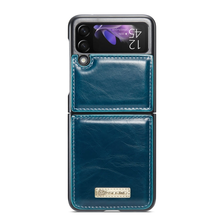 CaseMe 003 Green Leather Phone Case for Samsung Galaxy Z Flip3 5G