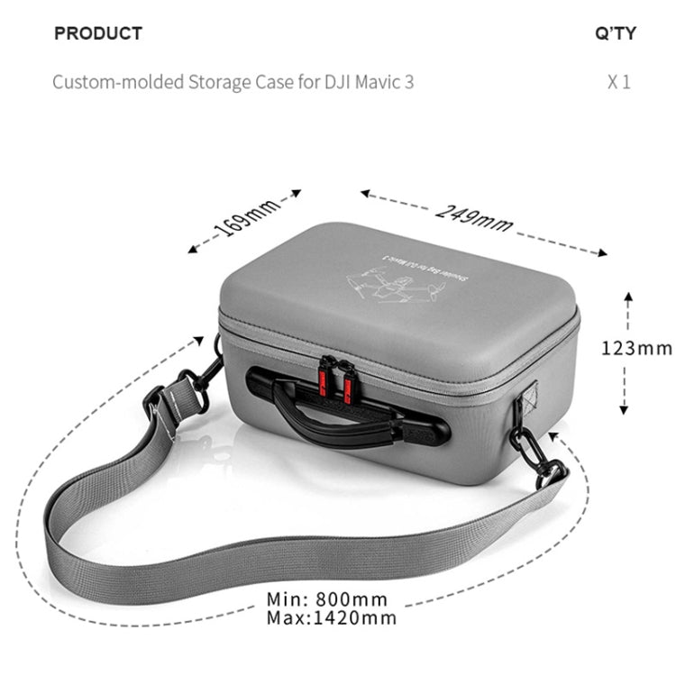 STARTRC 1110303 Grey One-Shoulder Storage Bag for DJI Mavic 3