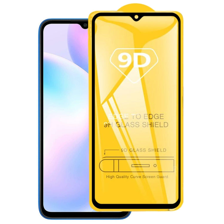 9D Full Glue Tempered Glass Screen Protector for Xiaomi Redmi 10A / 9A / 9C Series and Poco C31