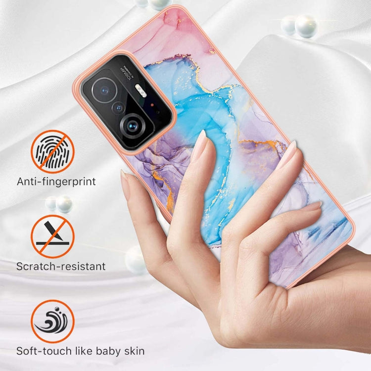 Blue Marble Electroplated IMD TPU Phone Case for Xiaomi Mi 11T / Mi 11T Pro
