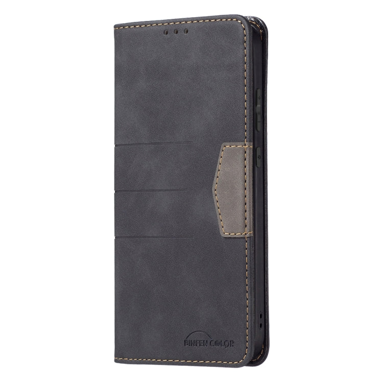 Samsung Galaxy S21 FE 5G Leather Phone Case with Magnetic Closure (Black)