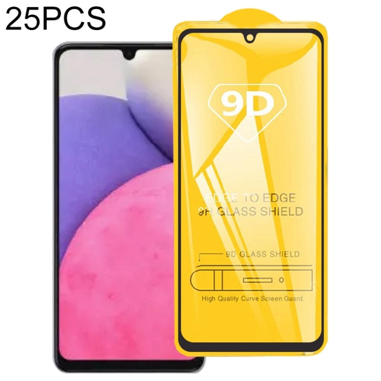 Full Coverage Tempered Glass Screen Protector for Samsung Galaxy A33 5G - Pack of 25
