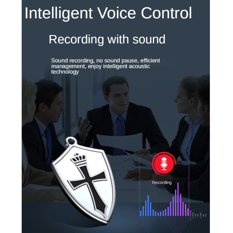 Intelligent AI Voice Control U Disk Recorder MP3 Player, 8GB