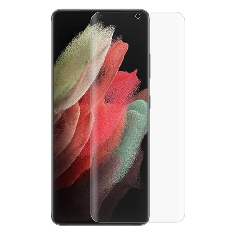 Samsung Galaxy S22 Ultra 5G UV Liquid Curved Full Glue Tempered Glass Film for Ultimate Protection