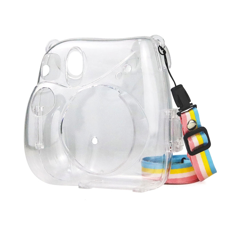 Crystal Case with Strap for FUJIFILM Instax Mini 7+ (Clear)