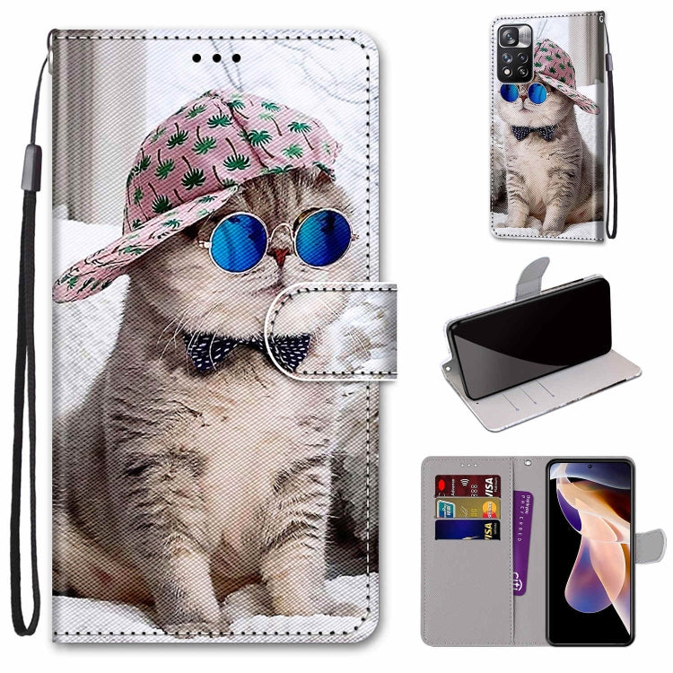 Pu Leather Flip Case with Card Slots for Xiaomi Redmi Note 11 Pro