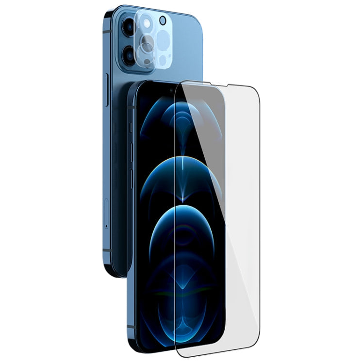 NILLKIN 2 in 1 HD Full Screen Tempered Glass Film + Camera Protector Set for iPhone 13 Pro Max