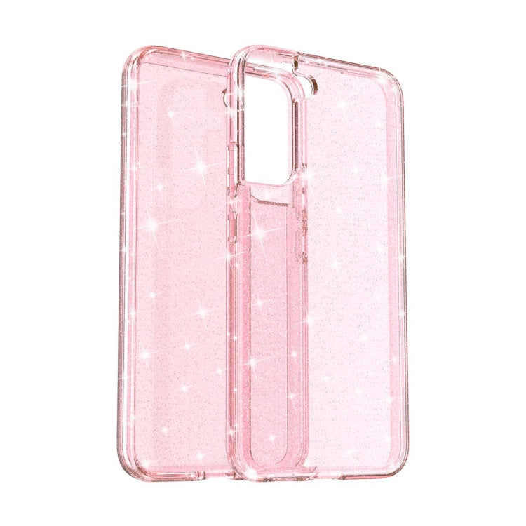 Shockproof Pink Glitter Powder Phone Case for Samsung Galaxy S22 5G