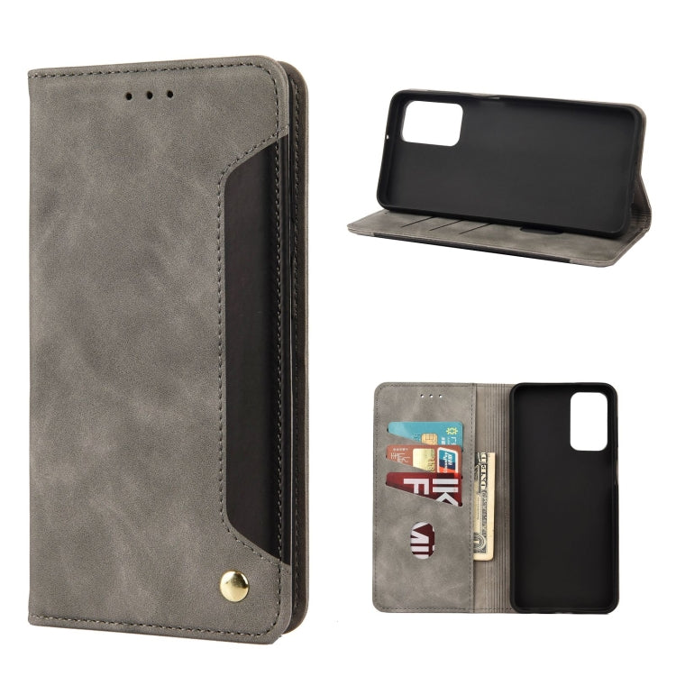 Redmi Note 11 Pro Stylish Leather Phone Case in Grey
