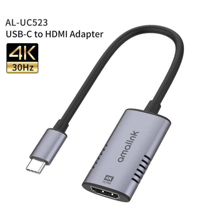 Type-C to HDMI Adapter with 4K Resolution and Robust Protection