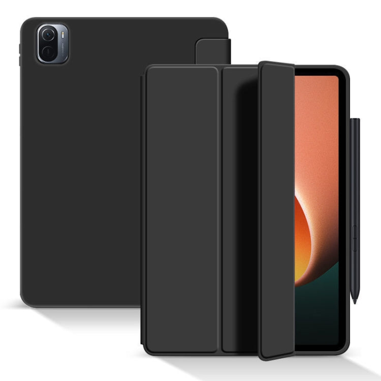 Matte Black Honeycomb Leather Tablet Case for Xiaomi Pad 5/Pad 5 Pro