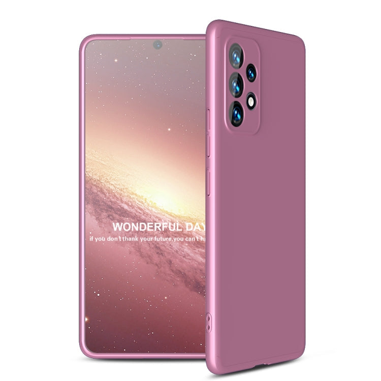 GKK Three Stage Splicing Full Coverage PC Phone Case for Samsung Galaxy A53 5G (Rose Gold)