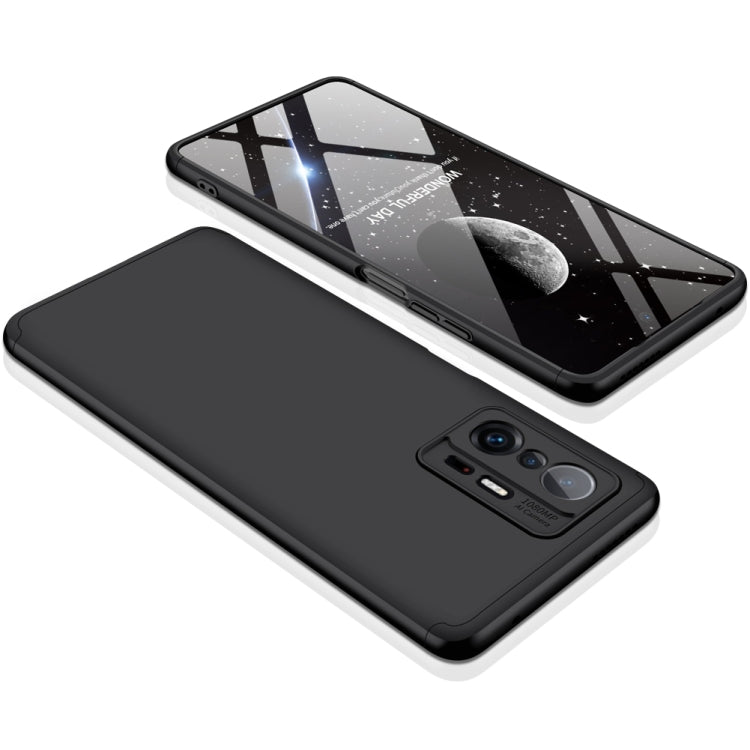 GKK Three Stage Splicing Full Coverage PC Phone Case for Xiaomi Mi 11T (Black)