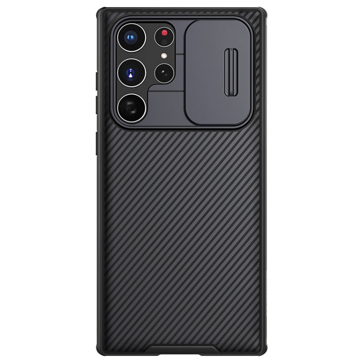 NILLKIN Black Mirror Pro Series Camshield Phone Case for Samsung Galaxy S22 Ultra 5G (Black)