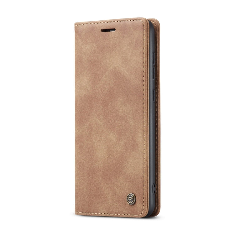 CaseMe 013 Multifunctional Horizontal Flip Leather Phone Case for Samsung Galaxy A33 5G (Brown)