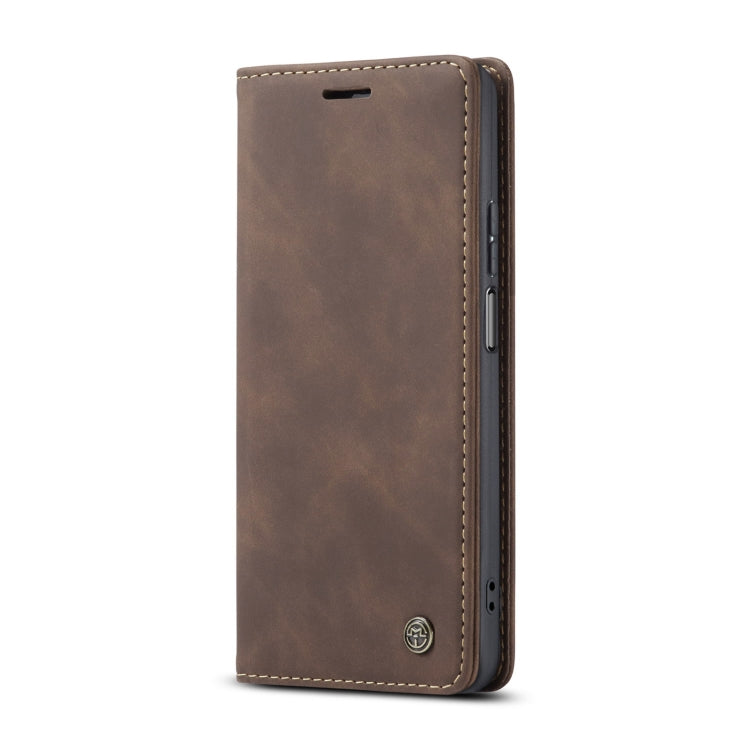 CaseMe 013 Multifunctional Horizontal Flip Leather Phone Case for Xiaomi Redmi Note 11 Pro Global/Redmi Note 11 Pro 5G Global (Coffee)
