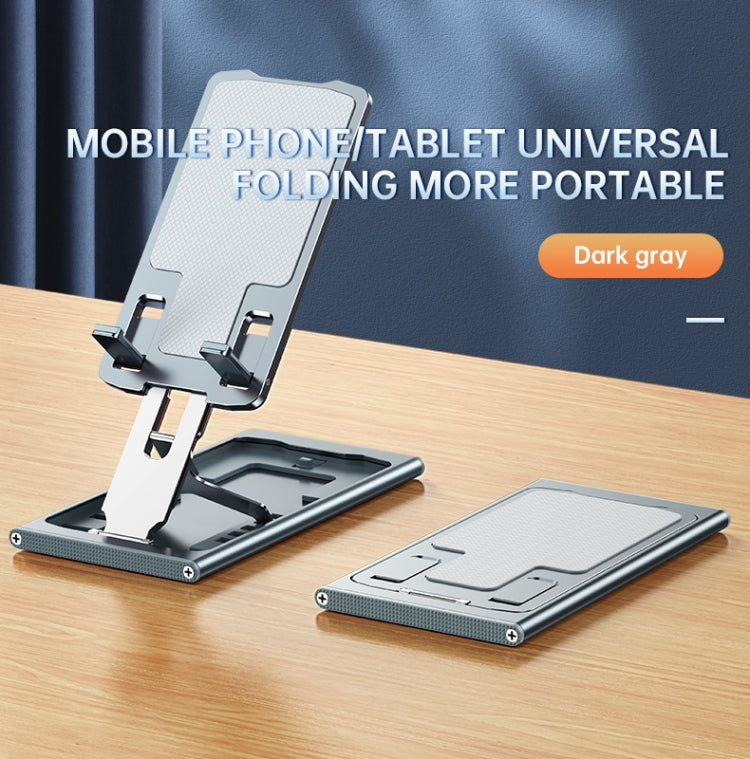 R-JUST HZ16 Slim Phone Desktop Holder in Dark Grey