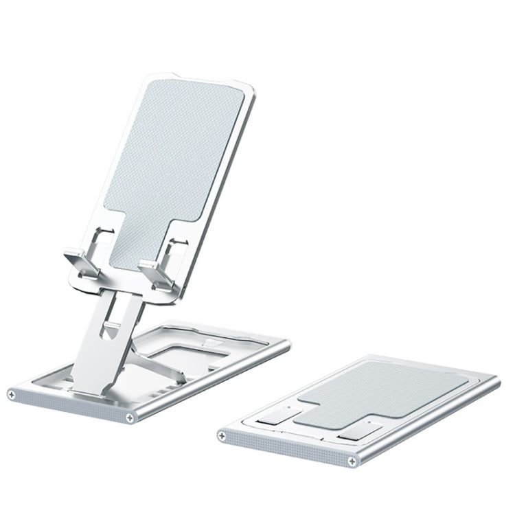 R-JUST HZ16 Slim Phone Desktop Holder (Silver) - Convenient and Stylish Phone Stand