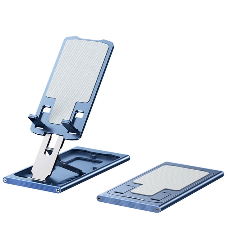 R-JUST HZ16 Slim Desktop Phone Holder with Charging Support (Far Peak Blue)