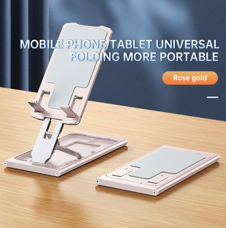 R-JUST HZ16 Rose Gold Slim Phone Desktop Holder