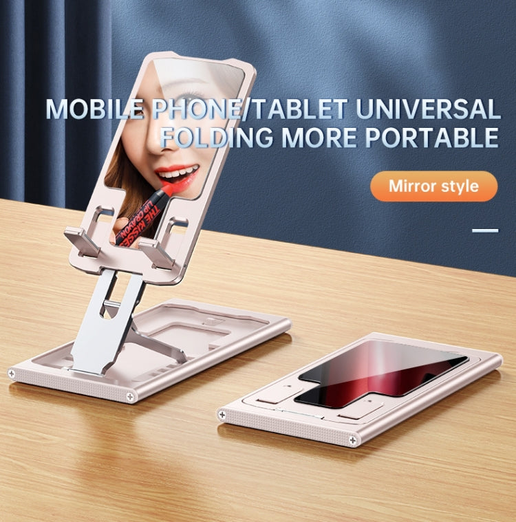R-JUST HZ16 Rose Gold Slim Phone Desktop Holder
