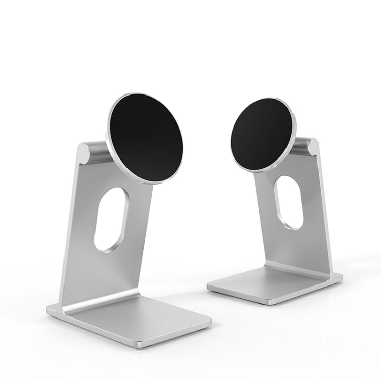 R-JUST SJ18 Square Desktop Magnetic Holder in Silver