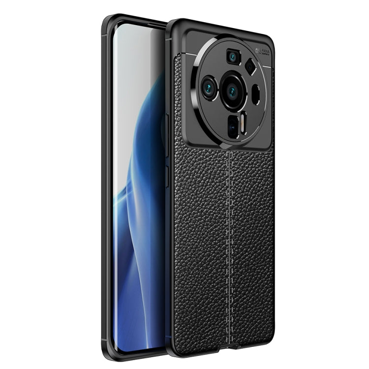 Xiaomi Mi 12S Ultra 5G Litchi Texture TPU Shockproof Phone Case (Black)