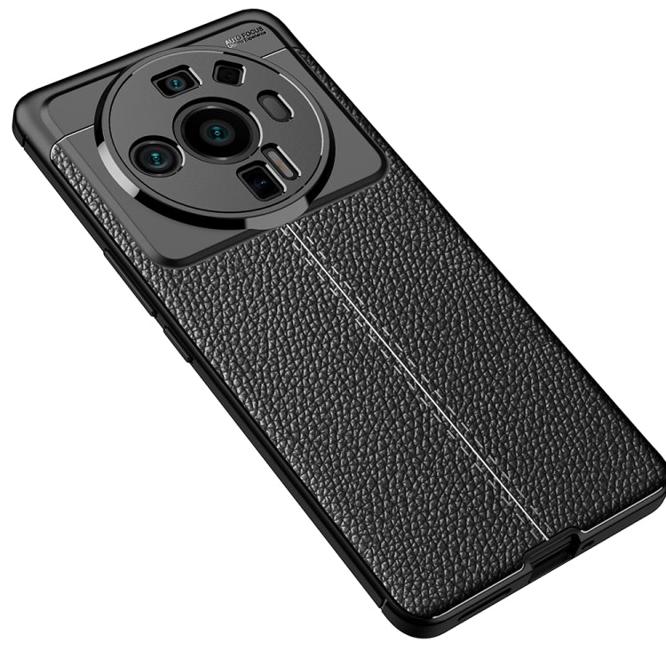 Xiaomi Mi 12S Ultra 5G Litchi Texture TPU Shockproof Phone Case (Black)