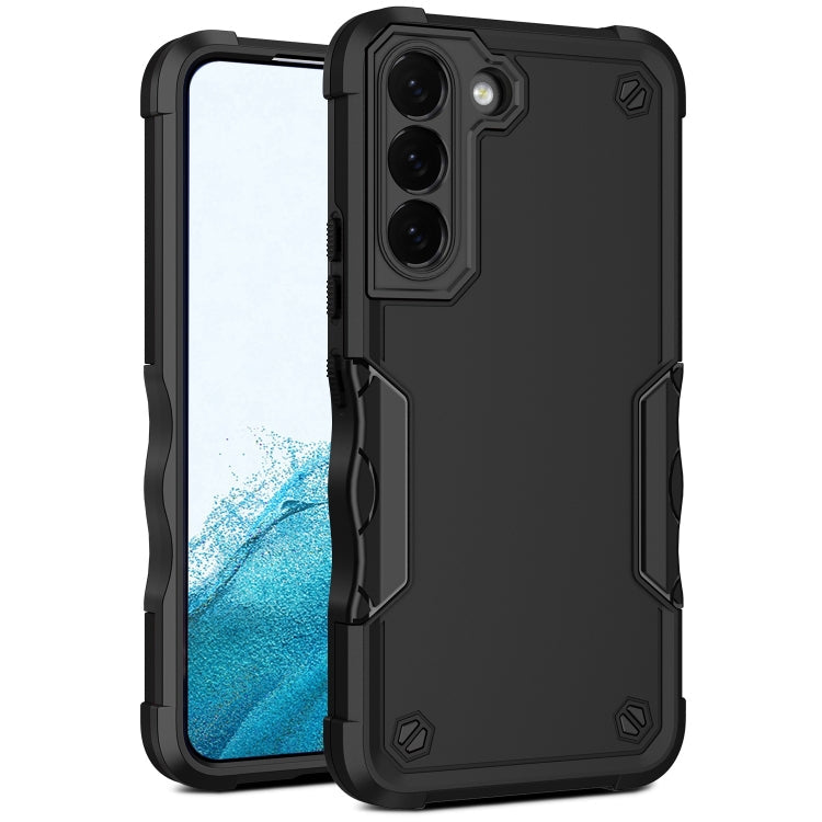 Samsung Galaxy S22+ 5G Non-slip Armor Phone Case in Black