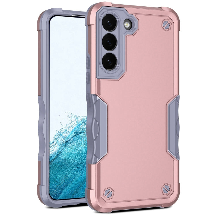 Rose Gold Non-slip Armor Phone Case for Samsung Galaxy S22+ 5G