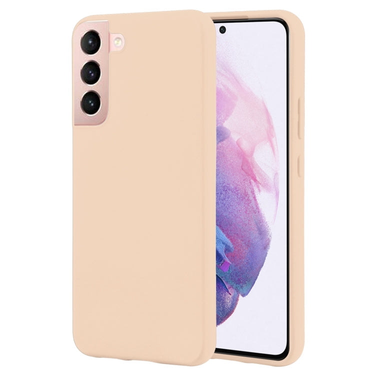 Apricot GOOSPERY SOFT FEELING Liquid TPU Soft Case for Samsung Galaxy S22+ 5G