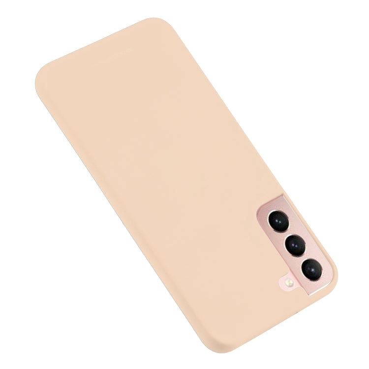 Apricot GOOSPERY SOFT FEELING Liquid TPU Soft Case for Samsung Galaxy S22+ 5G