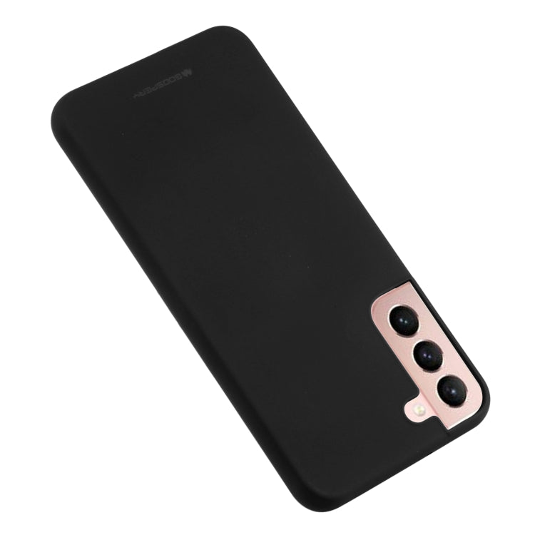 GOOSPERY Soft Feeling Liquid TPU Soft Case for Samsung Galaxy S22+ 5G (Black)
