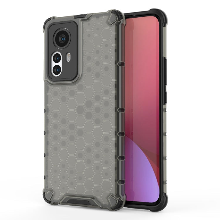 Xiaomi 12 Pro Black Shockproof Honeycomb Phone Case