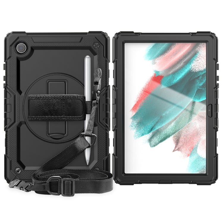 Samsung Galaxy Tab A8 10.5 2021 X200 / X205 Black Silicone + PC Tablet Case