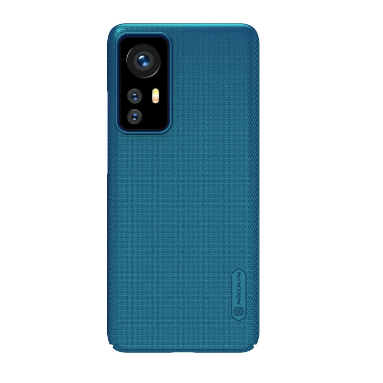 NILLKIN Frosted PC Phone Case for Xiaomi 12/12X - Blue