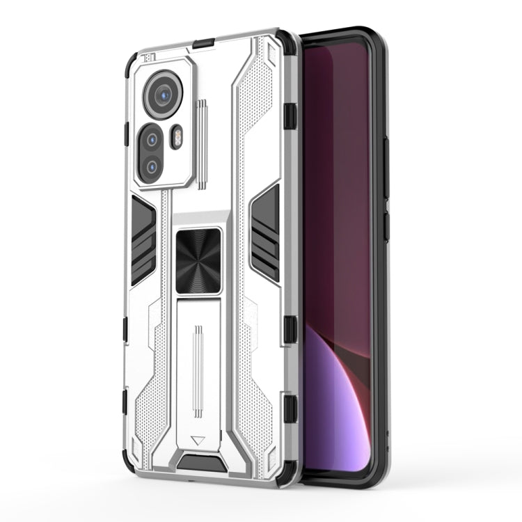 Silver Supersonic PC + TPU Shock-proof Phone Case for Xiaomi 12S Pro/12 Pro