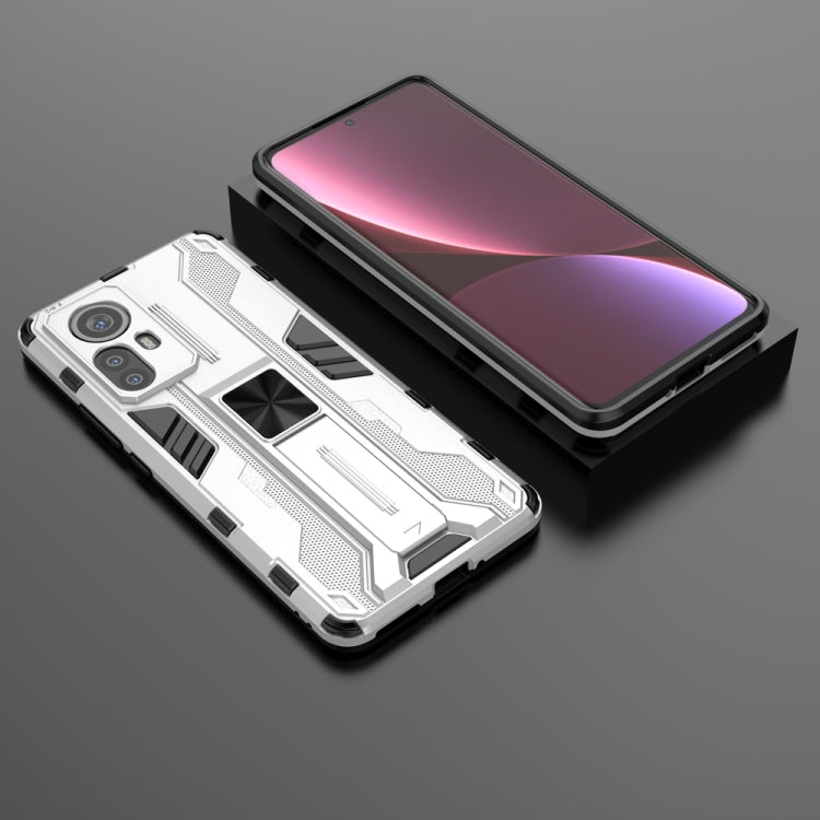 Silver Supersonic PC + TPU Shock-proof Phone Case for Xiaomi 12S Pro/12 Pro