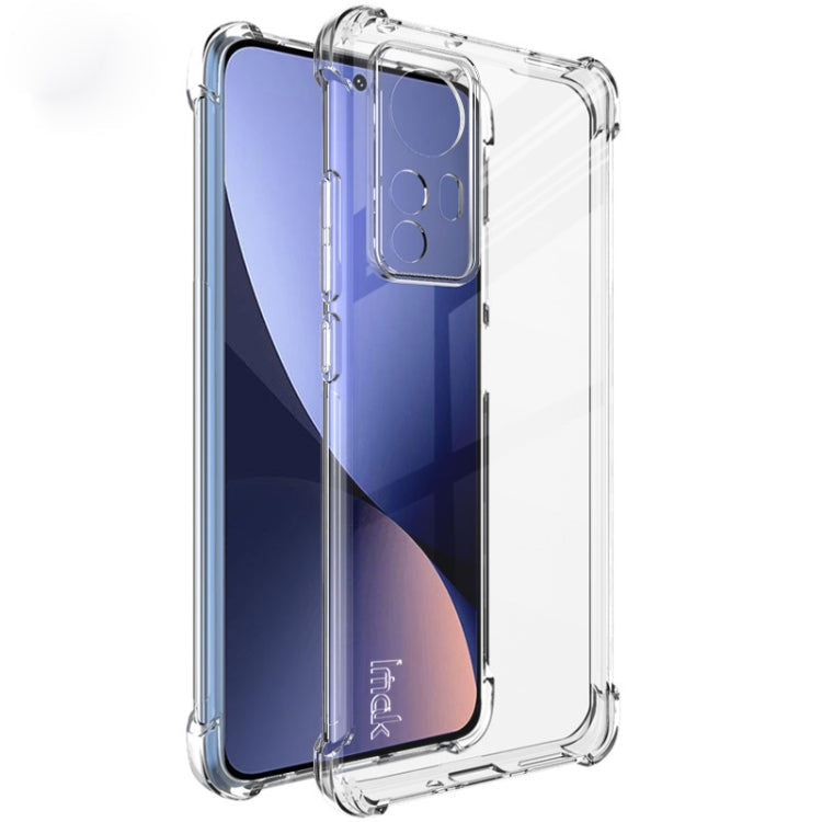 Imak Shockproof Airbag TPU Case with Screen Protector for Xiaomi 12 (Transparent)