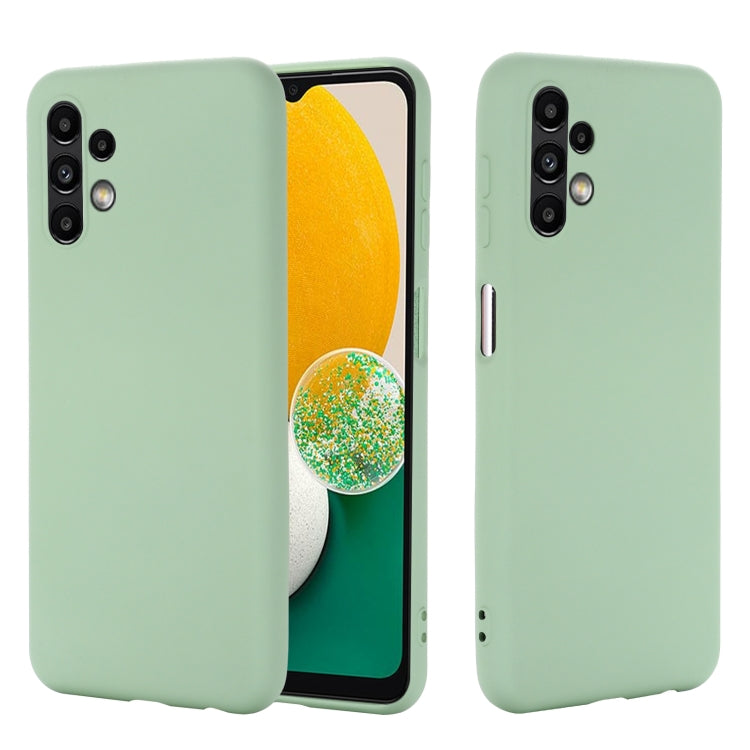 Samsung Galaxy A13 4G Green Liquid Silicone Phone Case