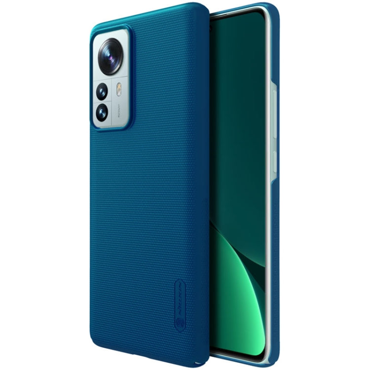 NILLKIN Frosted PC Phone Case in Blue for Xiaomi 12 Pro