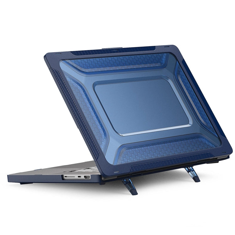 MacBook Pro 16.2 inch A2485 2021 Sapphire Blue Honeycomb Protective Case
