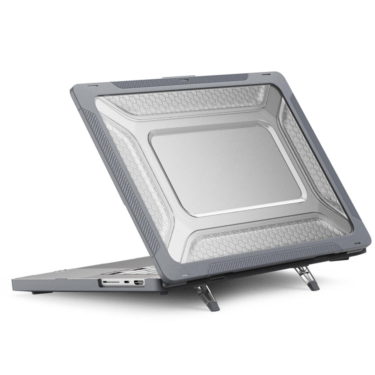 Honeycomb Laptop Protective Case for MacBook Pro 16.2 inch A2485 2021 in Star Gray