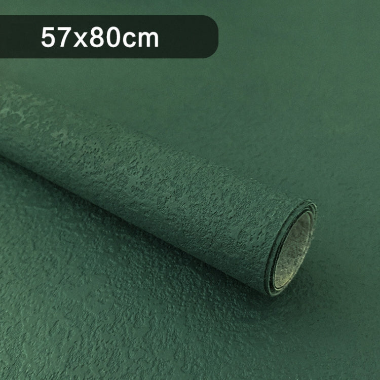 3D Diatommud Texture Photography Background Cloth - Deep Green, 57 x 80cm
