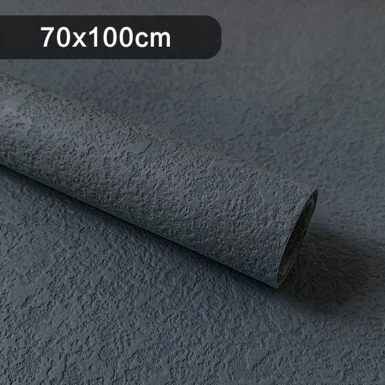 3D Diatom Mud Texture Photography Background Cloth - 70 x 100cm (Dark Grey)