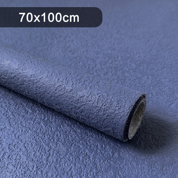 3D Diatom Mud Texture Photography Background Cloth - Dark Blue (70 x 100cm)