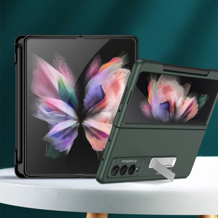 GKK Ultra-thin PC Phone Flip Case for Samsung Galaxy Z Fold3 5G (Black)
