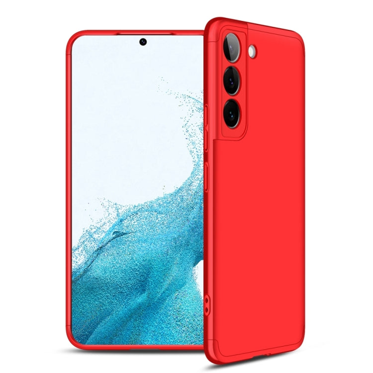 GKK Red Three Stage Splicing PC Phone Case for Samsung Galaxy S22 5G