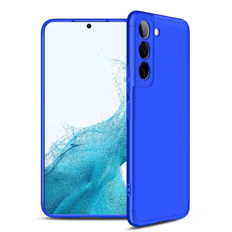Samsung Galaxy S22 5G GKK Three Stage Splicing PC Phone Case in Blue