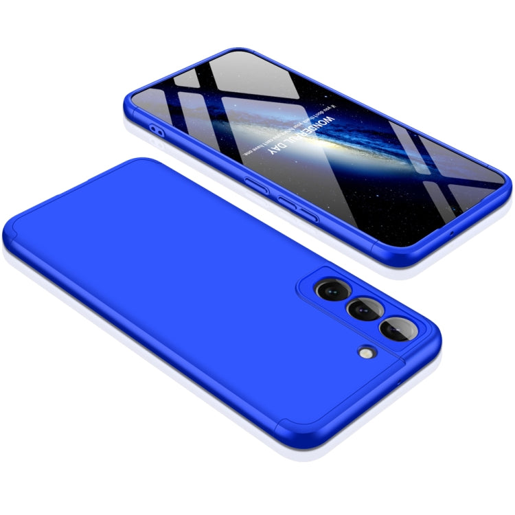 Samsung Galaxy S22 5G GKK Three Stage Splicing PC Phone Case in Blue